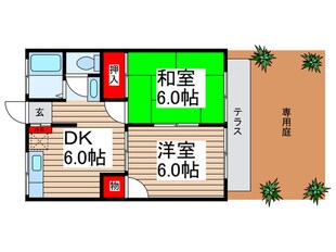 第二コーポユウの物件間取画像